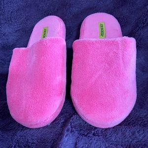 New Joe Boxer Pink Mule Slippers size 9/10